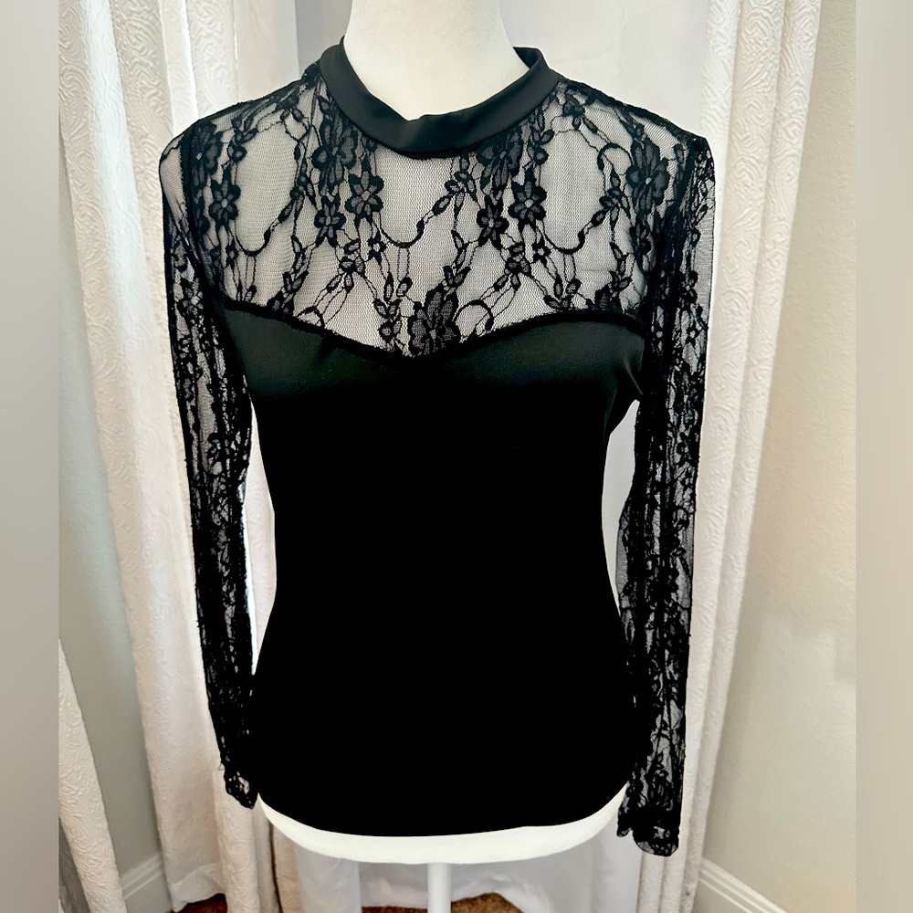 Black SHEIN blouse.